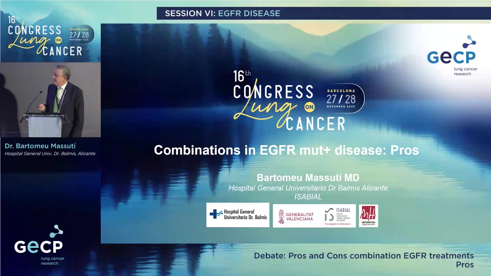 Debate: Pros and Cons combination EGFR treatments - Pros